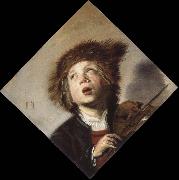 Frans Hals a boy with a violin Spain oil painting reproduction